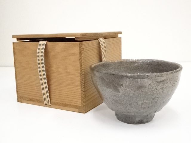 JAPANESE TEA CEREMONY ANTIQUE TEA BOWL CHAWAN / 